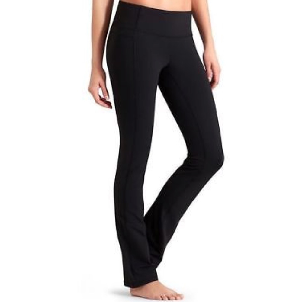 Save 25%! Athleta Black Straight Leg Yoga Tights